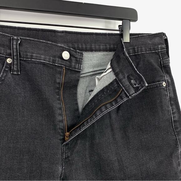 LEVI'S 511 Cutoff Jean Shorts Washed Black 36 - Picture 4 of 8